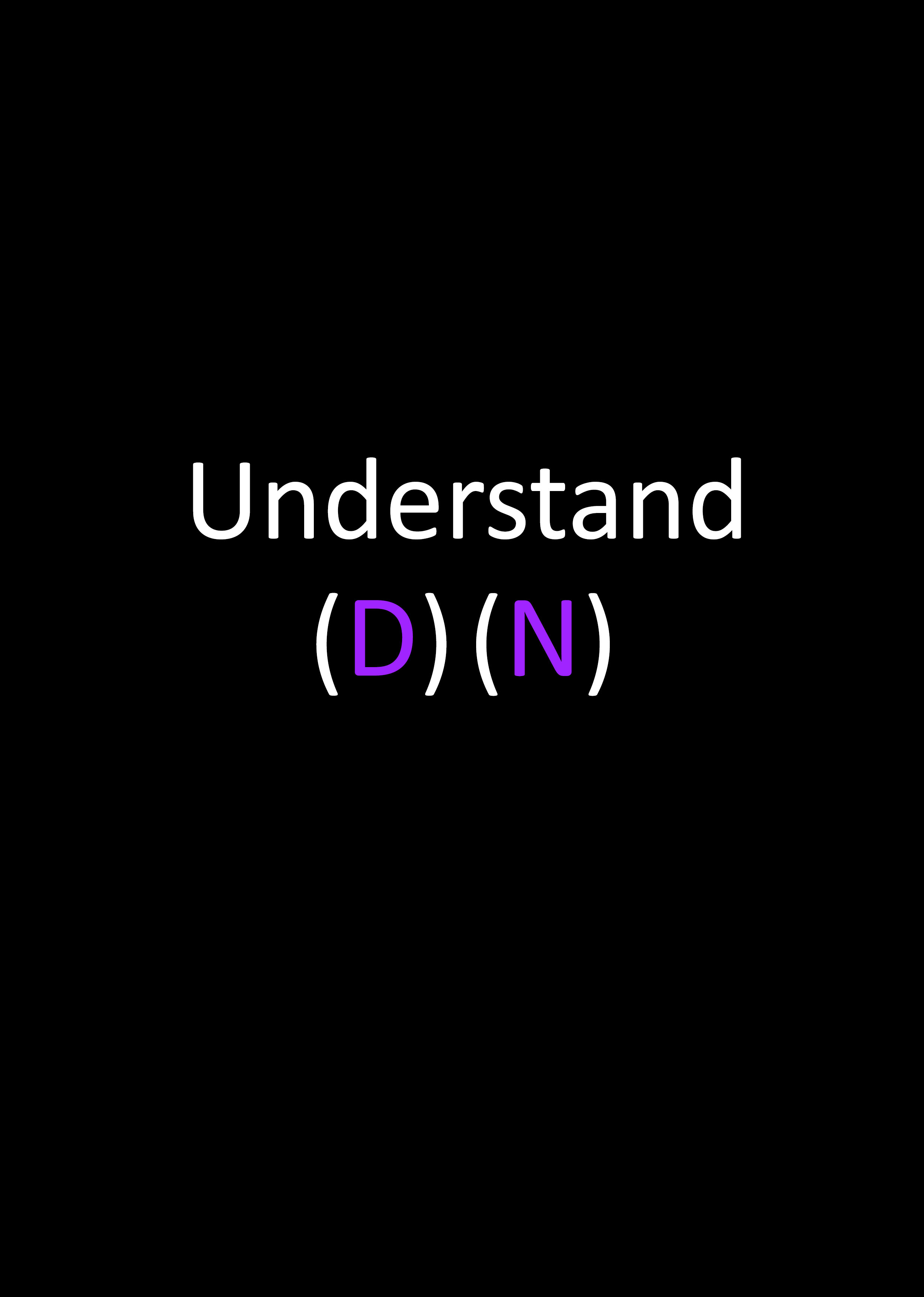 Understand